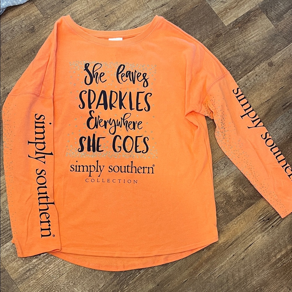 Simply Southern 'She Leaves Sparkles Everywhere She Goes' Long Sleeve
